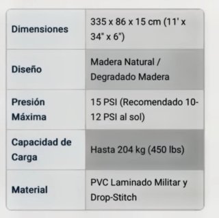 tabla paddle surf