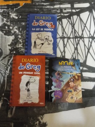 Pack de libros: diario de Greg y batpad