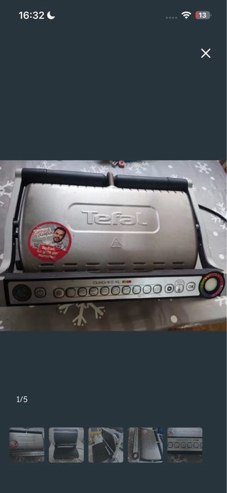 Plancha eléctrica nueva xl