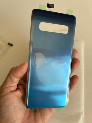 Tapa trasera Samsung Galaxy S10 Azul