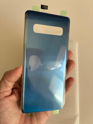 Tapa trasera Samsung Galaxy S10 Azul