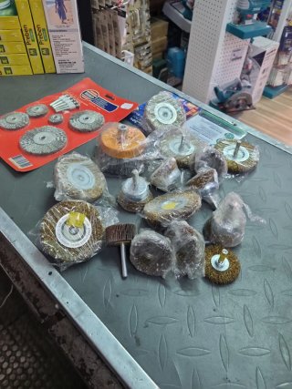 Lote Cepillos Metal para Taladro
