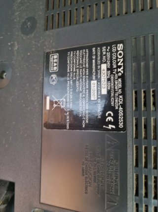 Televisión Sony bravia 40 pulgadas