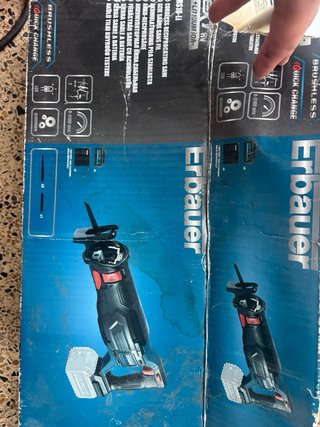 Sierra de sable Erbauer Brushless de 18V