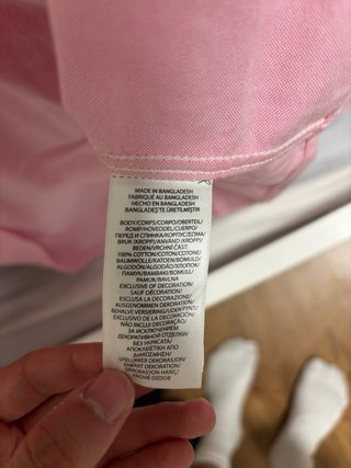 Camisa polo ralph lauren rosa tallaXlniño/S adulto
