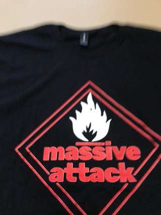Massive Attack "Blue lines" black t-shirt