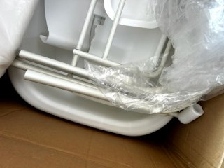 Cambiador con bañera plegable para bebé con ruedas
