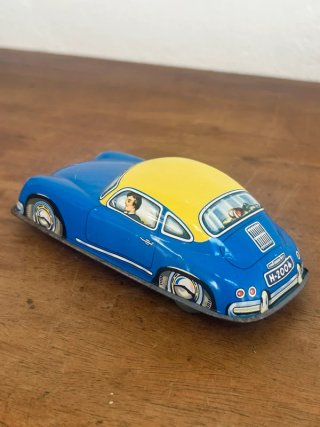 Coche hojalata Porsche 356 años 70