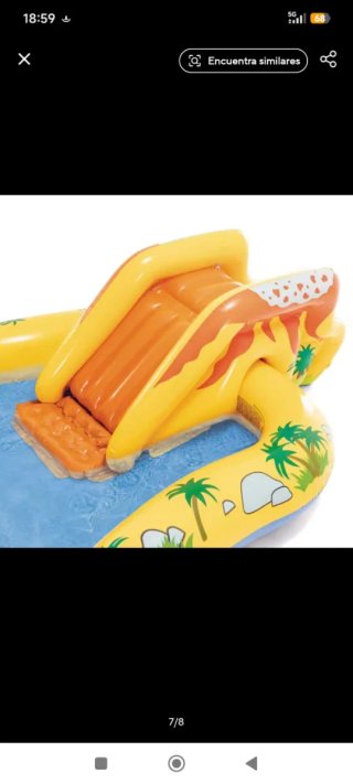 Piscina hinchable dinosaurios niños