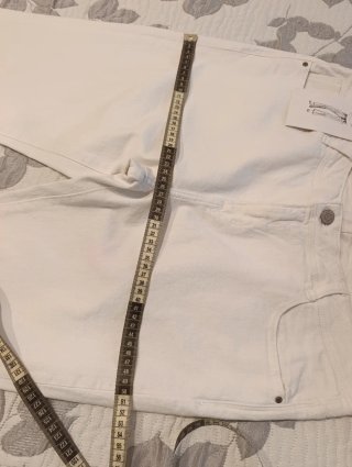 Vaqueros Bootcut Blancos Talla 46