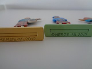 Tintin: Figuras metálicas