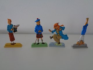 Tintin: Figuras metálicas