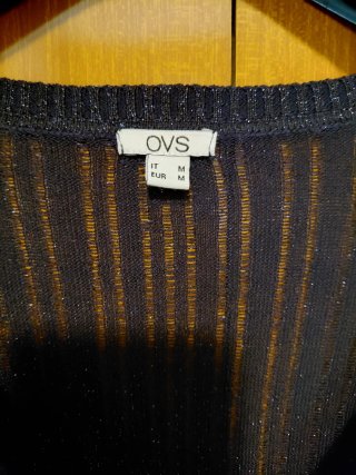 Cardigan Oviesse lurex blu