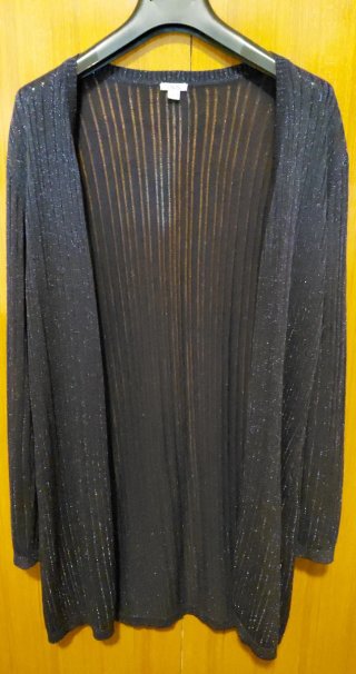 Cardigan Oviesse lurex blu