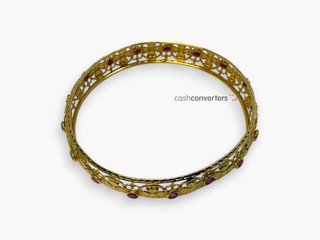 brazalete oro 18k