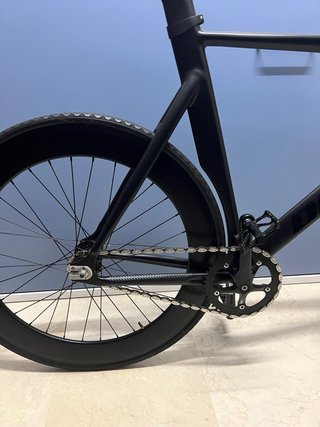 Bicicleta carretera fixie single speed derail