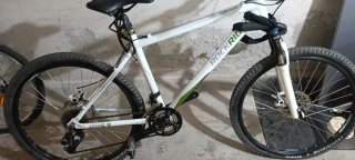 Bicicleta Rockrider Blanca