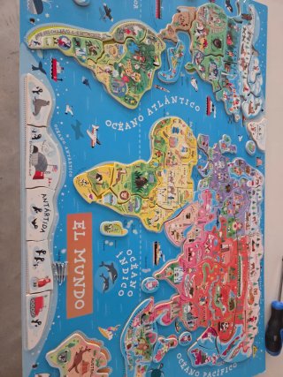 Janod mapa del mundo magnetico