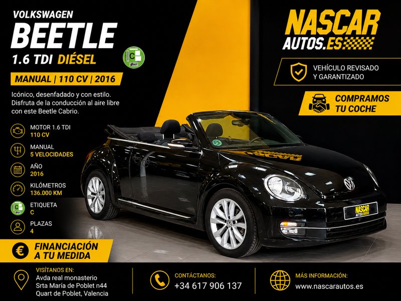 Volkswagen Beetle 2.0 TDI Design 2016