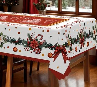Tovaglia da Tavola natalizia Natale 240x140 cm  12