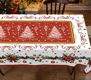 Tovaglia da Tavola natalizia Natale 240x140 cm  12