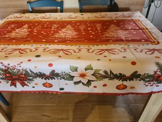 Tovaglia da Tavola natalizia Natale 240x140 cm  12