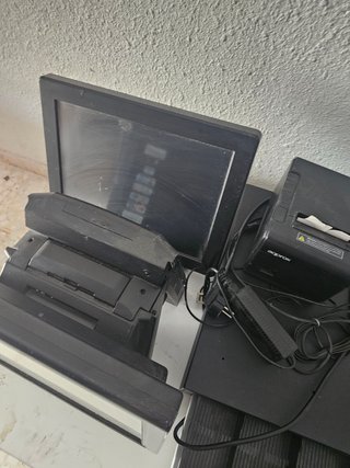 TPV Táctil Ordenador Negro