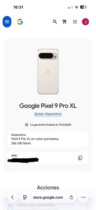 Google Pixel 9 Pro Xl 256 Gb