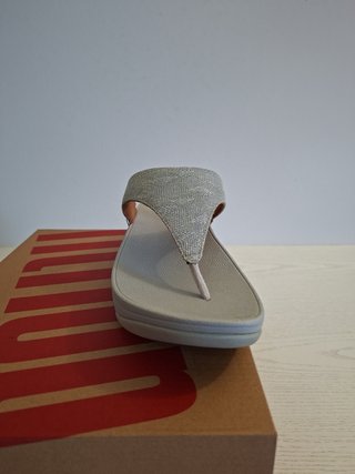 FitFlop Lulu Shimmerlux, sandalias de cuña