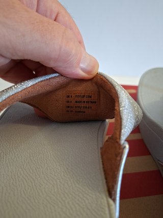 FitFlop Lulu Shimmerlux, sandalias de cuña