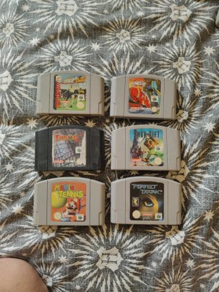 Turok 2, Mario Tennis, Perfect Dark,...