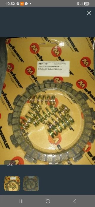 Kit Discos Embrague Suzuki RMX 50 + Muelle