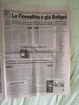 Giornale La Gazzetta dello Sport 22 Luglio 1999