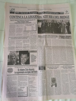 Giornale La Gazzetta dello Sport 22 Luglio 1999