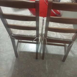 2 Sillas Madera Ikea Tapizadas