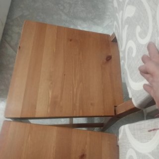 2 Sillas Madera Ikea Tapizadas