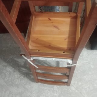 2 Sillas Madera Ikea Tapizadas