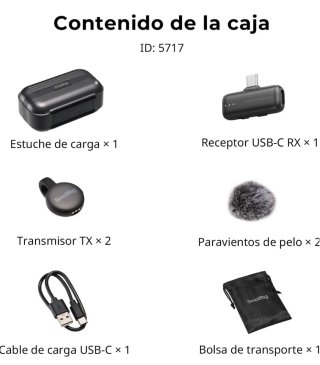 SmallRig S70-C2 Micrófono Inalámbrico