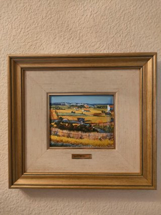 Colección de 4 miniaturas sobre esmalte.
