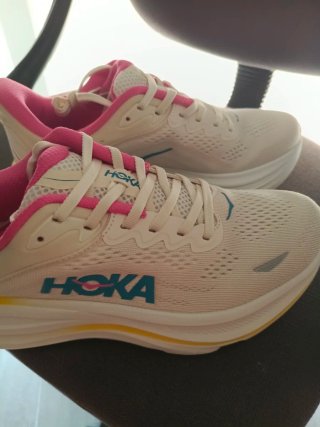 Zapatillas Bondi 9 Mujer Blanco/Rosa
