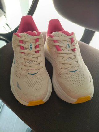 Zapatillas Bondi 9 Mujer Blanco/Rosa