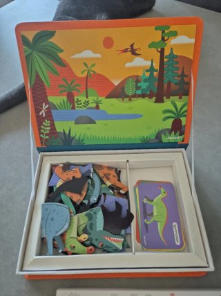Magnéti'book Dinosaurios Janod 40 Imanes