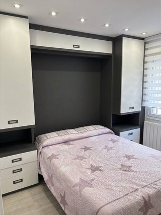 Dormitorio completo: Cama abatible matrimonio (150
