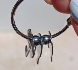 2 Pares Pendientes Vintage diferentes materiales