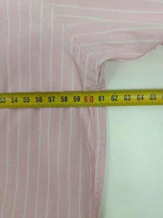 Camisa Tommy Hilfiger Rayas Rosas Talla L