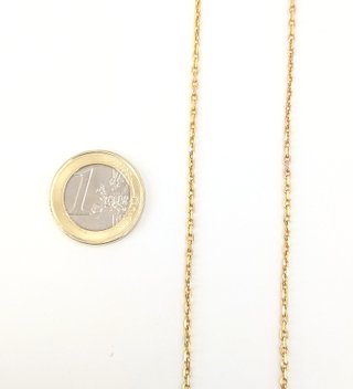 Cadena Forzada de oro de 18k, 7.07 g, 51.5 cm.