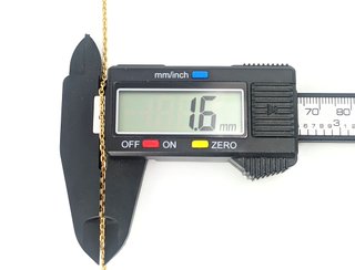 Cadena Forzada de oro de 18k, 7.07 g, 51.5 cm.