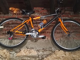 Bicicleta de montaña con marchas