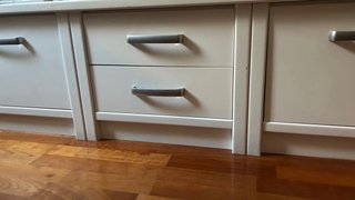 Mueble estanteria con cajones madera maciza bonita
