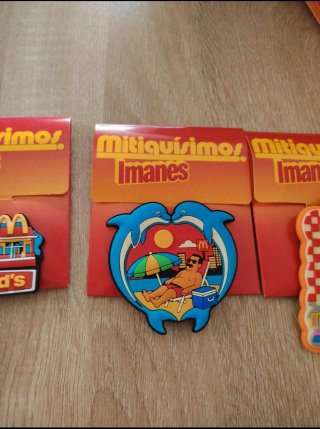 Lote 3 Imanes Nevera McDonald's